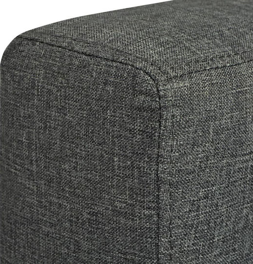 Three-Seater Grey Sofa 191x73x78 cm