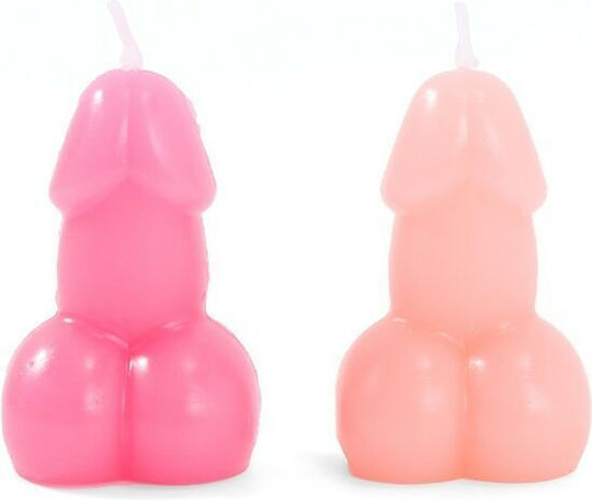 Diablo Picante Penis Shaped Candle in Pink Color