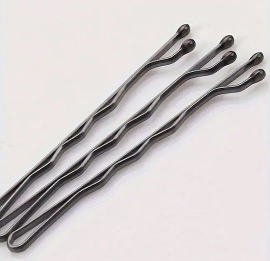 Beauty Salon Hair Pins Black 24 Pieces