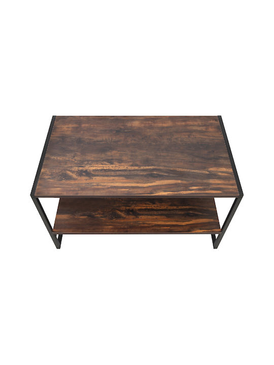 Rechteckiger Beistelltisch Giza Holz Rustikal Karydi M90.2xL50.3xH50.4cm