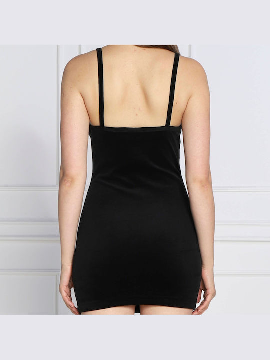 Sommer Mini Damenkleid Schwarz