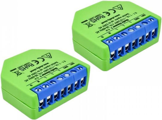 Shelly Dimmer2 Smart Switch Dimmer 1 Channel Wi-Fi 1A Without Neutral 2 Pieces