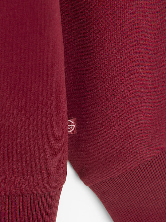 Kids Sweatshirt Bordeaux, Red