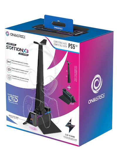 Oniverse Ps5 Fast Charging Station Black Playstation 5