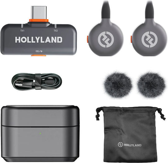 Hollyland Lark M2s Usb-c – Ψηφιακό 2.4ghz Σύστημα Ασύρματης Μετάδοσης Ήχου