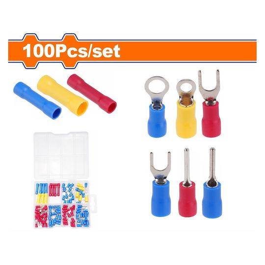 Wadfow Set de terminale electrice cu izolație Bronz (WTT1B01) în set de 100buc
