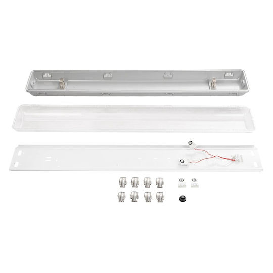 GloboStar Lighting Batten Single-Ended Outdoor with Integrated LED 100cm