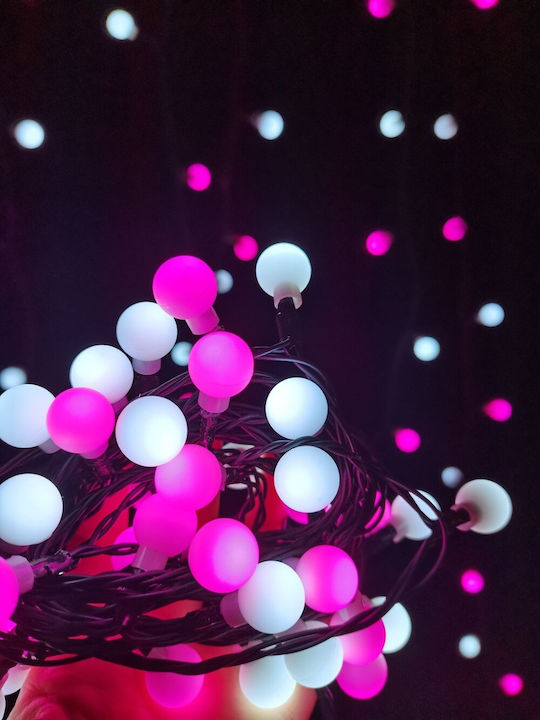100 Светлини LED 10m. Многоцветни тип Лента 1бр