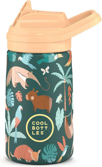 Cool Bottles Kids Water Bottle Stainless Steel Kiddies 350ml