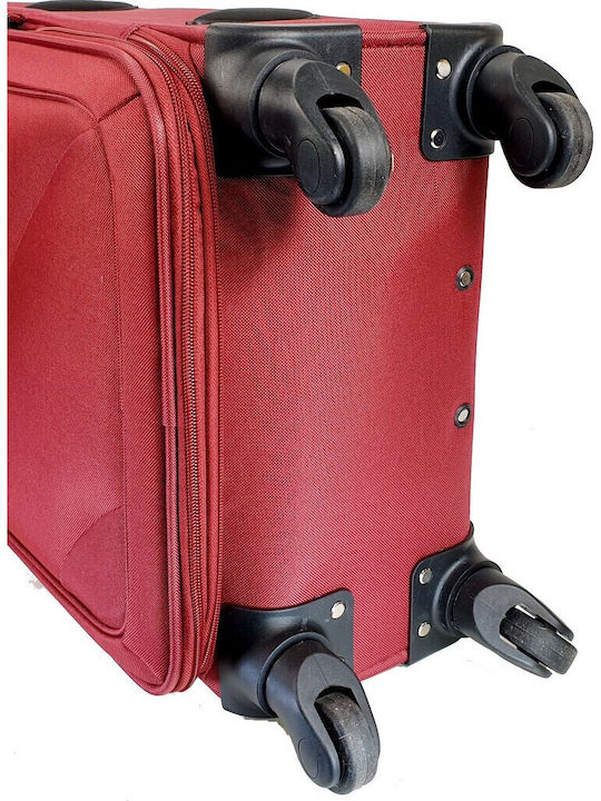 Forecast Reisekoffer Kabine Rot mit 4 Räder Höhe 55cm