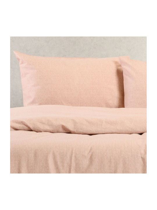 Melinen Sheet Sets Queen Flannel with Elastic 160x200+30cm. Owen Rose 4pcs