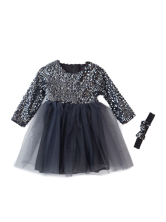 Children's Dress Tulle Silver