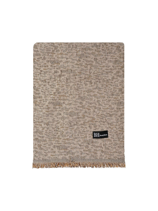 Beauty Home Ριχτάρι Διθέσιου Καναπέ Chenille 170x240εκ. Μπεζ