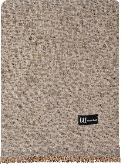 Beauty Home Sofa Throw 2 Seater Chenille 170x240cm Beige 8643DITH