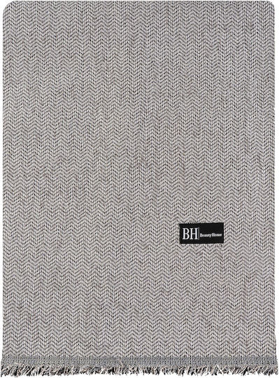 Beauty Home Σετ Ριχτάρια 3τμχ Chenille Γκρι
