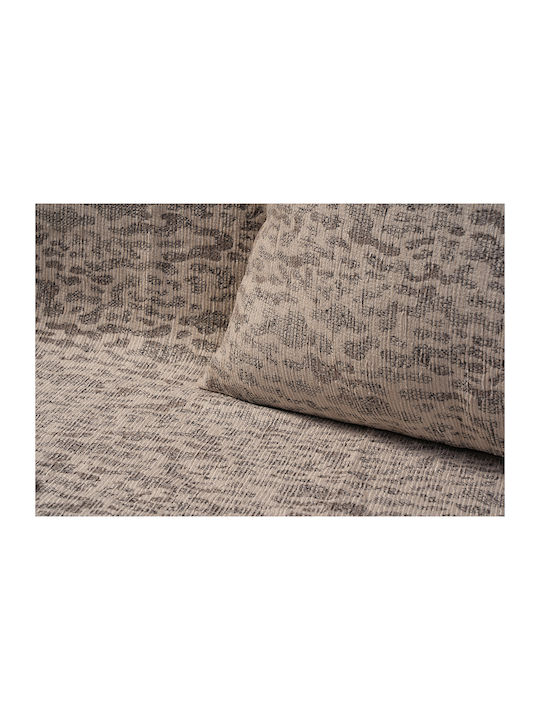 Beauty Home Σετ Ριχτάρια 3τμχ Chenille Μπεζ