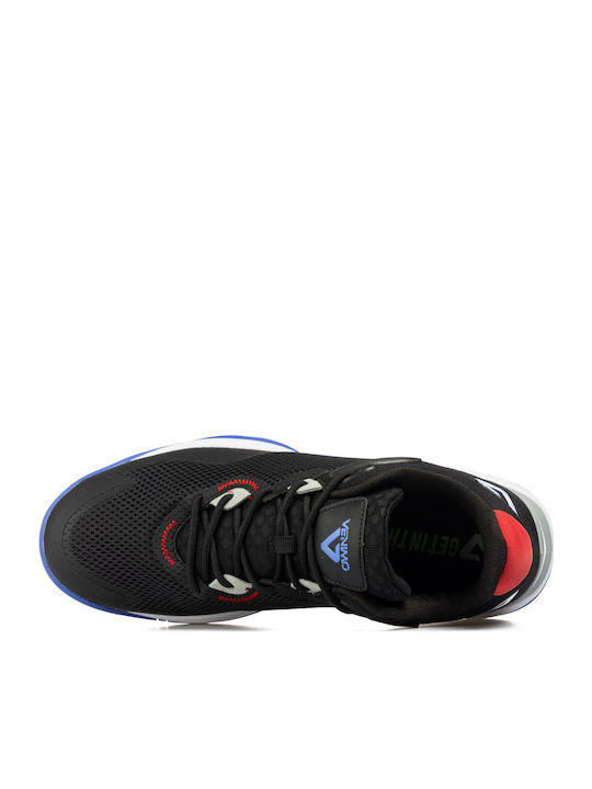 Niedrige Basketballschuhe Schwarz