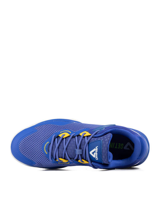 Niedrige Basketballschuhe Blau