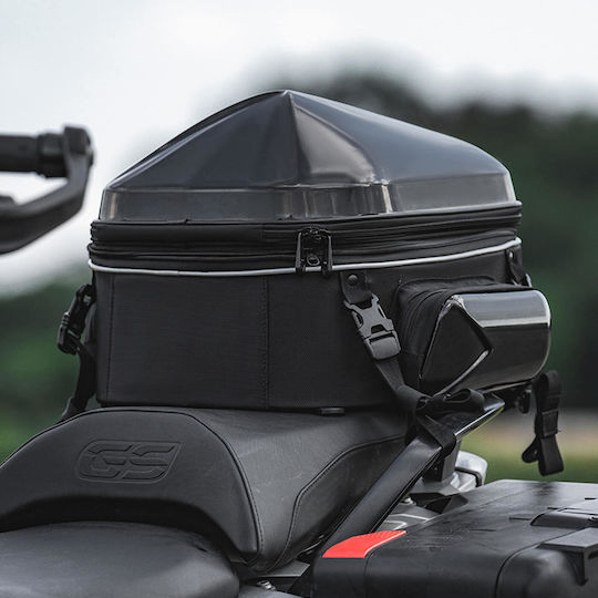 Motowolf Waterproof Motorcycle Tail Bag Black