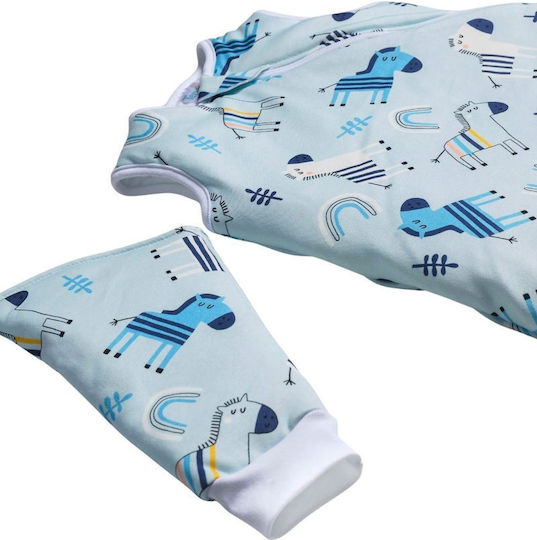 Tender Winter Sleeping Bag 2.5 Tog Sky Blue with Detachable Sleeves