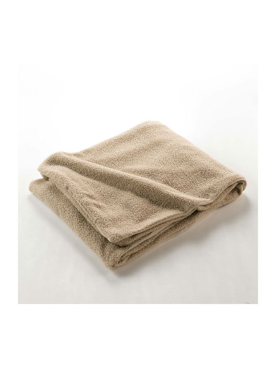 L-c Wooly Ριχτάρι Πολυθρόνας Fleece 180x220εκ. Beige