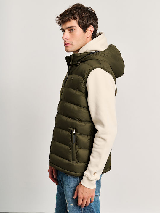 Vestă Geci Fără Mâneci Olive 66-101.054.N0005