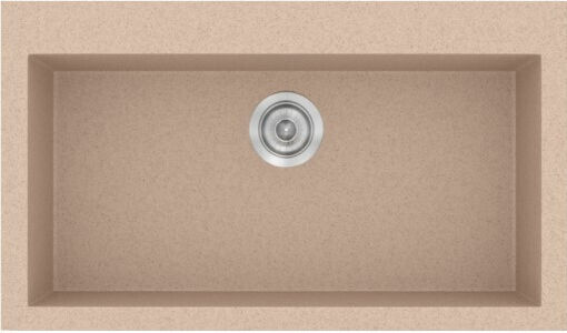 Sanitec Classic 03-02-00 Drop-In Chiuvetă din Granit Sintetic L79xW50cm Alb