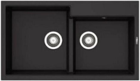 Pyramis Ithaka 1 3/4b 070242511 Drop-In Chiuvetă din Granit Sintetic L86xW50cm Bej