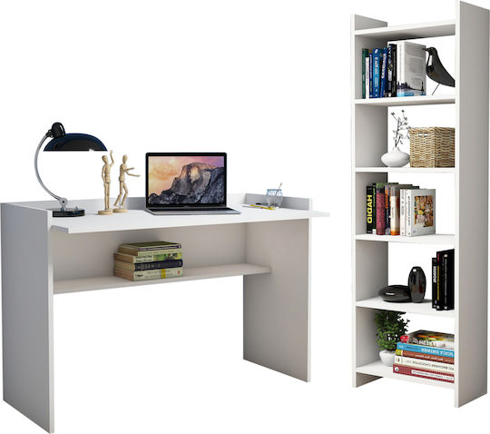 Birou White Din Lemn Alb 118x58x80cm