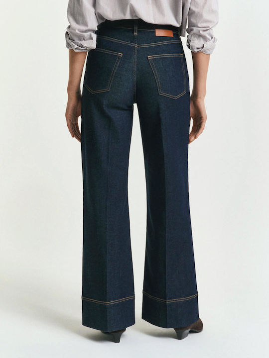 Women's Jean Trousers in Wide Line Denim