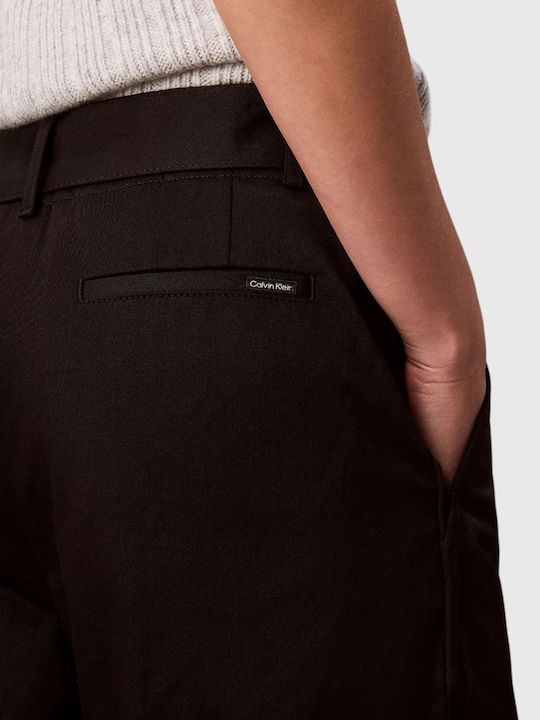 Damen Stoff Hose Black