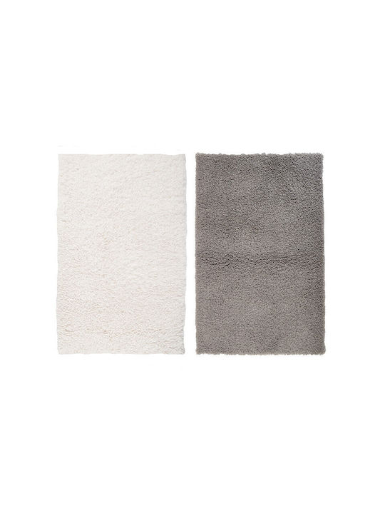 Nef-Nef Homeware Oscar Teppich Rechteckig Synthetisch,Polyester/Cotton/Leather Grey