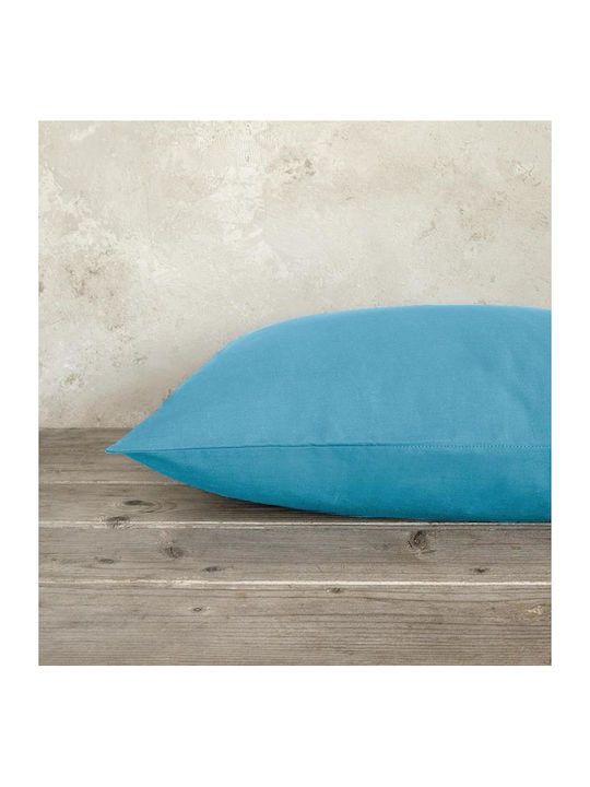 Nima Sheet King Size 270x280cm. Unicolors Petrol Blue