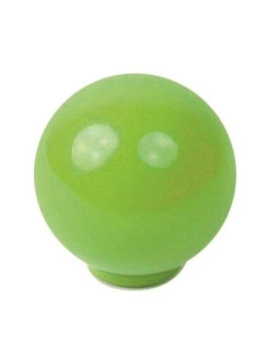 Nesu Kinder Knopf Möbelgriff aus Acrylharz Green 114-626 Ø29mm 114-626#PIX### 1Stück