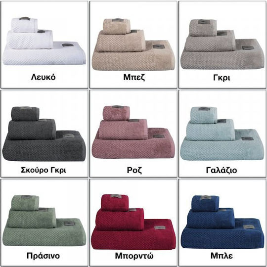 Greenwich Polo Club Πετσέτα Χεριών Premium 4118 30x50εκ. Γκρι Βάρους 700gr/m²