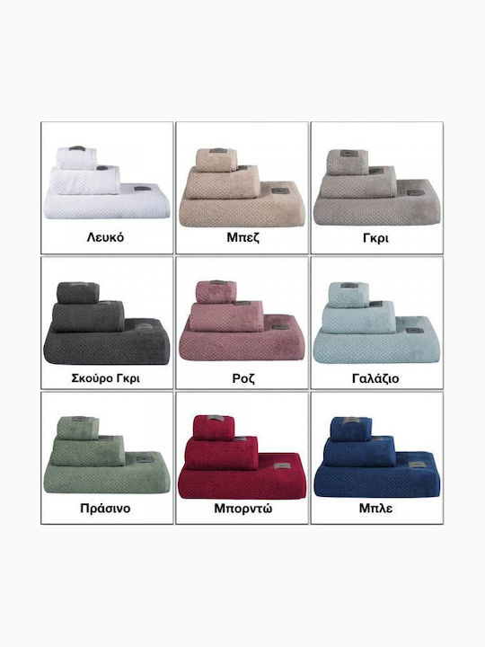 Greenwich Polo Club Hand Towel Premium 4122 30x50cm Bordeaux Weight 700gr/m²