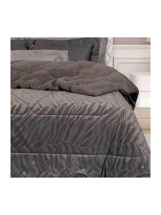 Greenwich Polo Club Duvet Cover Queen 240x250cm 4433 Taupe 700 GSMGsm 11.5 togs Togs