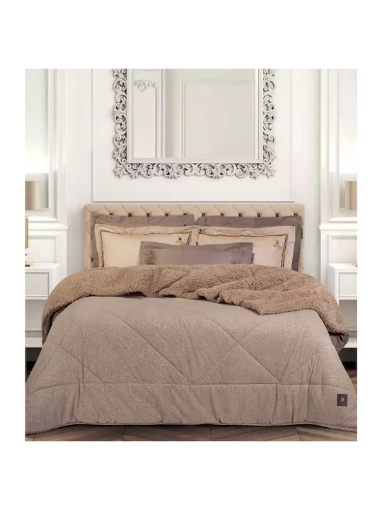 Greenwich Polo Club Duvet Cover Queen 240x250cm 4437 Taupe 700 GSMGsm 11.5 togs Togs