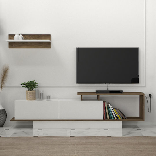 Животно помещение ТВ единица Novara Бял Д180xШ29.6xВ45бр