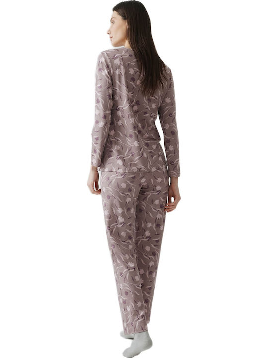 Minerva Women's Pyjama Set Lilac-purple