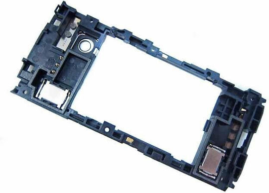 Nokia X6 Capac Mijloc + Geam Cameră 16GB 32GB Negru