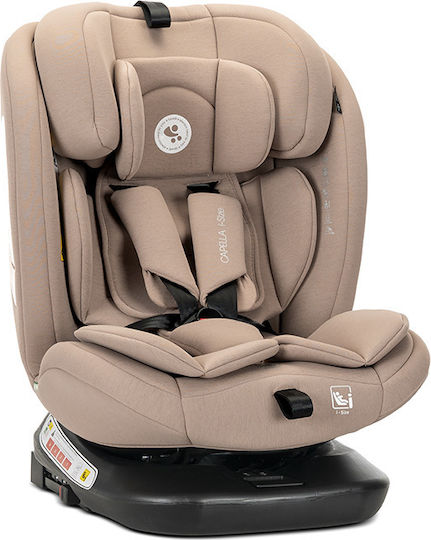 Lorelli Capella Baby Car Seat i-Size with Isofix Beige 0-36 kg