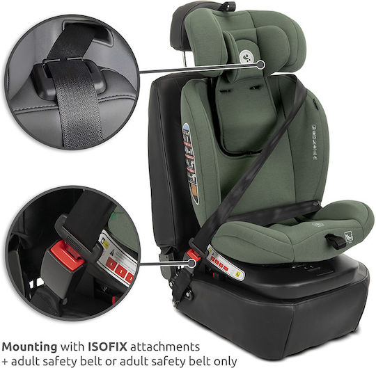 Lorelli Capella Καθισματάκι Αυτοκινήτου i-Size με Isofix Green 0-36 kg