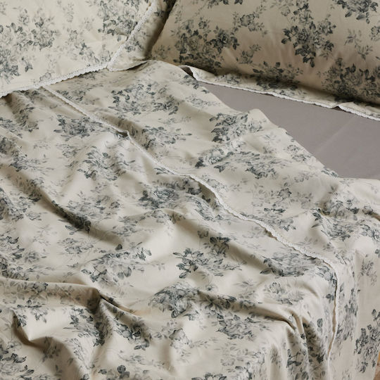 Das Home Σετ Υπέρδιπλη 220x240cm Prestige 1712 Grey, Ivory