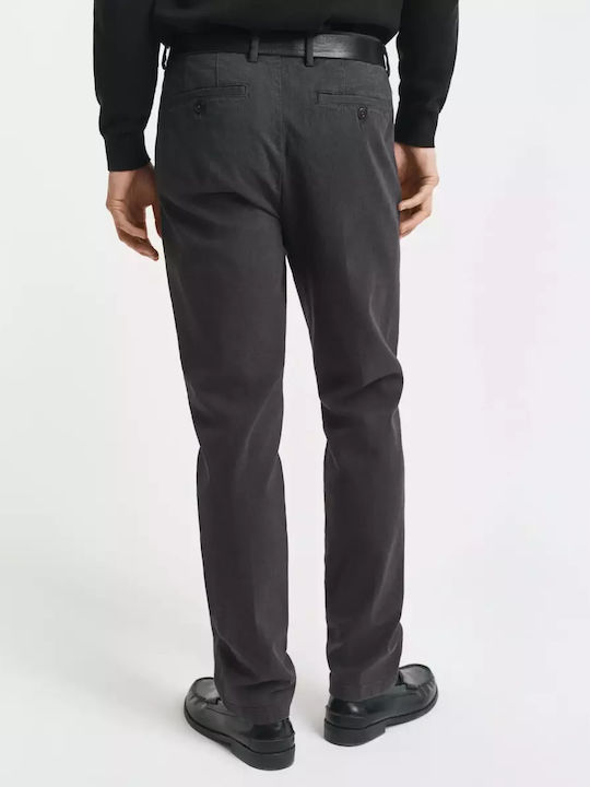 Elastic Trousers in Slim Fit Gray