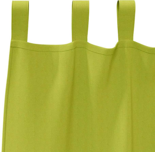 vidaXL Set Perdele Fereastra Cu Bretele Verzi 140x175cm