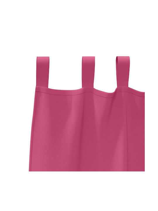 vidaXL Pink Blackout Window Curtains Set with Tab Top 140x175cm