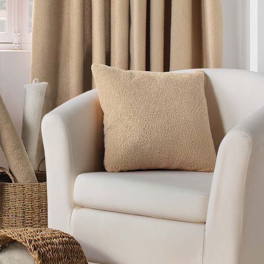 Douceur d'Intérieur Μαξιλαροθήκη Wooly Μπεζ 45x45εκ. Douceur d'Intérieur Μαξιλαροθήκη Wooly Μπεζ 45x45εκ.