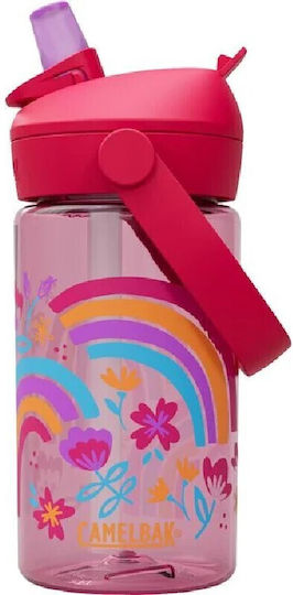 Camelbak Kids Water Bottle Plastic with Straw Pink 400ml