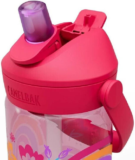 Camelbak Kids Water Bottle Plastic with Straw Pink 400ml